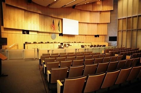 view of the Council Chambers at City Hall